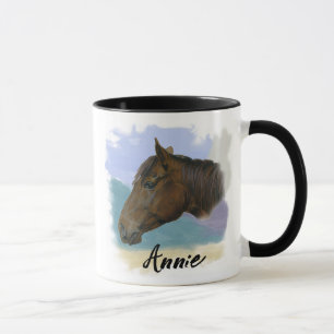 “Annie” – Portret van een Paard - Personaliseer de Mok