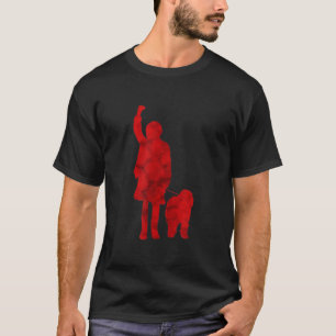Annie Sandy de waterverf van de hond T-shirt