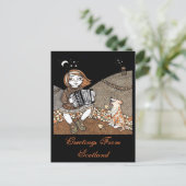 Annies Accordian Briefkaart (Staand voorkant)