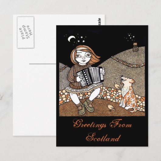 Annies Accordian Briefkaart (Voorkant / Achterkant)