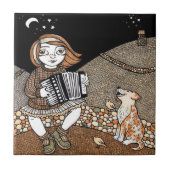 Annies Accordian Decorative Tile Tegeltje (Voorkant)