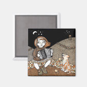 Annies Accordian Magnet (Voorkant / Achterkant)