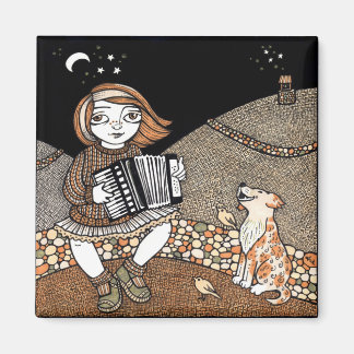 Annies Accordian Magnet