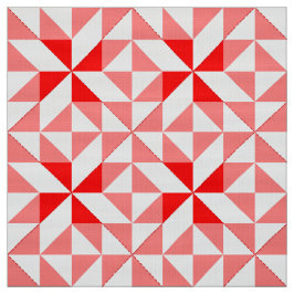 Annie's Choice Block Quilt Pattern in Red Stof