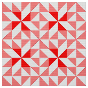 Annie's Choice Block Quilt Pattern in Red Stof
