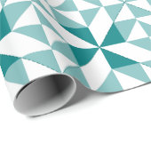 Annie's Choice Patchwork Design in Blauwgroen Cadeaupapier (Rol Hoek)