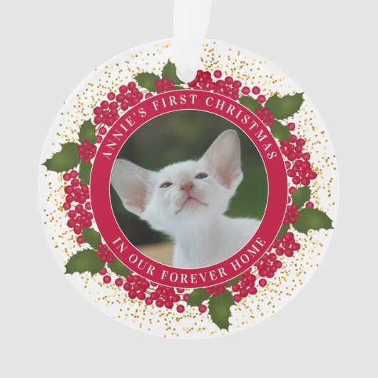 Annie's eerste kerstversiering ornament (voorkant)