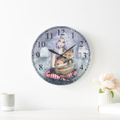 Annie's Fox Fairytale Fantasy Gothic Art Clock Grote Klok (Huis)