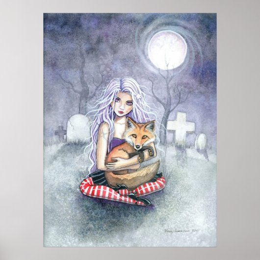 Annie's Fox Gothic Girl en Fox Poster (Voorkant)