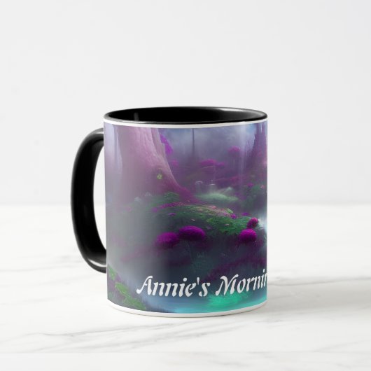 Annie's Morning Tea Gepersonaliseerd  Mok (Voorkant links)