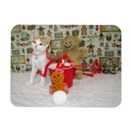 Annie's Sweet Kerstmis - Cat / Kitten Magneet