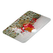 Annie's Sweet Kerstmis - Cat / Kitten Magneet (Linkerzijde)