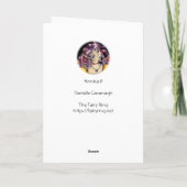 "Annika II" Leeg Wenskaart Kaart (Achterkant)