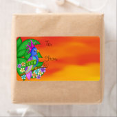 Annika Tropical Bird Gift Label Labels (Insitu)