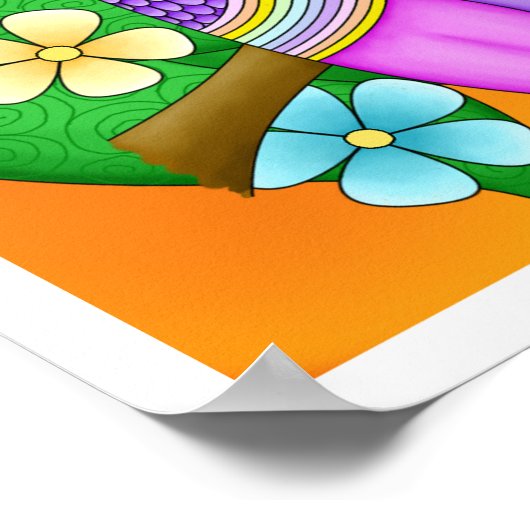 Annika Tropical Bird Poster (Hoek)