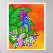 Annika Tropical Bird Poster (Voorkant)