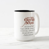 "Annika's Wisdom" Coffee Mok (Voorkant rechts)