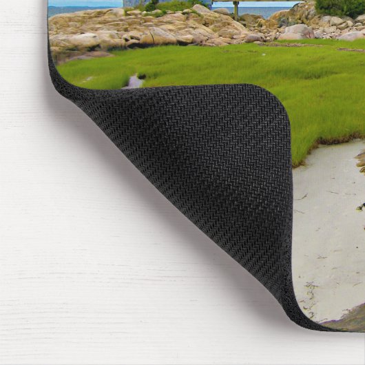 Annisquam Lighthouse, Massachusetts Mousepad Muismat (Hoek)
