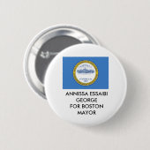 Annissa Essaibi George VOOR BOSTON MAYOR BUTTON (Voorkant /achterkant)