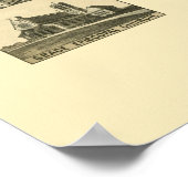 Anniston, AL Panorama Map - 1887 Poster (Hoek)