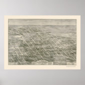 Anniston, AL Panoramic Map - 1903 Poster (Voorkant)