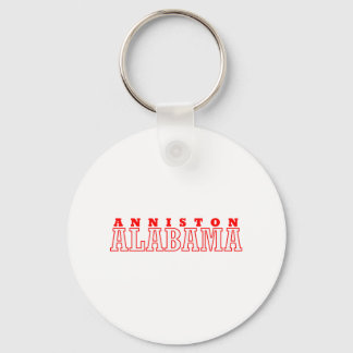 Anniston, Alabama City Design Sleutelhanger