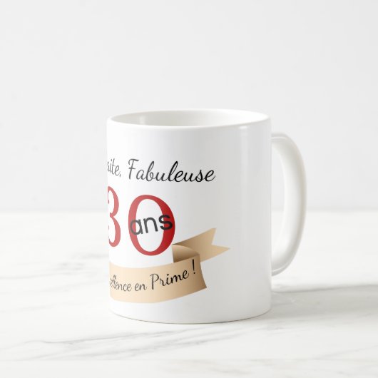 anniversaire 30 ans koffiemok (Voorkant rechts)