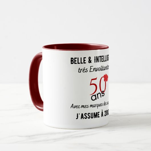 anniversaire 50 ans mok (Voorkant links)