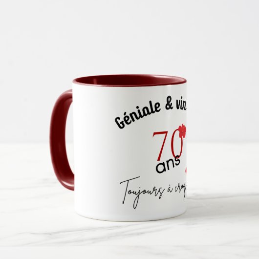 anniversaire 70 ans mok (Voorkant links)