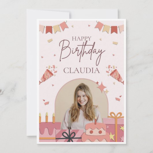 ANNIVERSAIRE KAART (Voorkant)