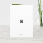 Anniversary Bunnies Smelling a Yellow Sunflower Kaart (Achterkant)