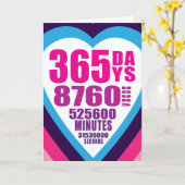 Anniversary Card - 365 Days - 1 Love Kaart (Gele Bloem)