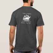   Anniversary Cruise Gray Personalize T-Shirt (Achterkant)