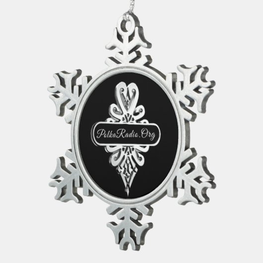 Anniversary Edition Snowflake Framed Ornament (Rechts)