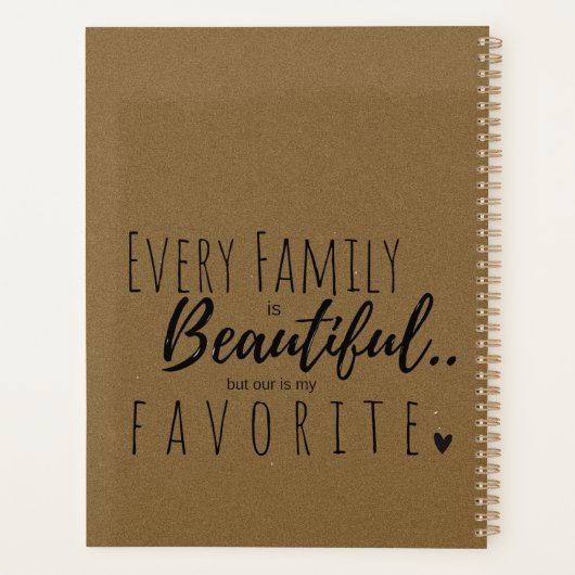 Anniversary Love Journal Photo Collage Keepsake Planner (Achterkant)