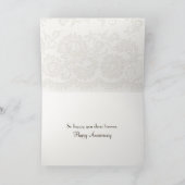 Anniversary Open Vintage Book Kaart (Binnen)