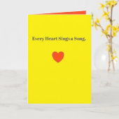 Anniversary Plato Quote Folded Greeting Card Kaart (Gele Bloem)