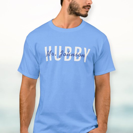 Anniversary printed t-shirt /hubby shirt