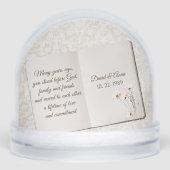 Anniversary Scrapbook On Damask  Sneeuwbol (Voorkant)