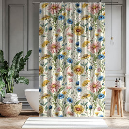 Anniversary Shower Curtain Soft Floral Surprise Douchegordijn