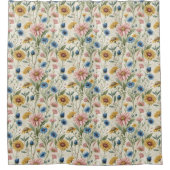 Anniversary Shower Curtain Soft Floral Surprise Douchegordijn (Voorkant)