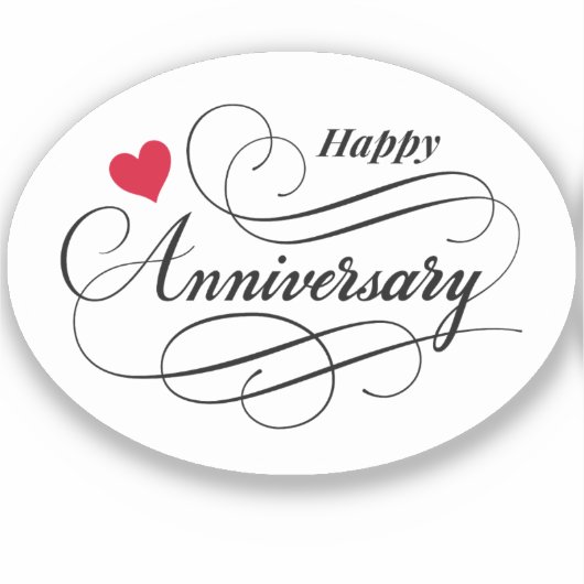 Anniversary Sticker (Voorkant)
