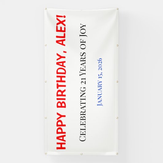 AnniversaryBannerArtisticBannersBackdropBanner Spandoek (Verticaal)