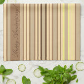 Anniversay cadeau voor koppels die alles hebben theedoek (Gevouwen)