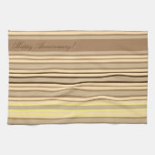 Anniversay cadeau voor koppels die alles hebben theedoek (Horizontaal)