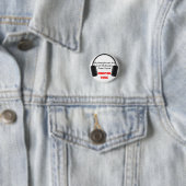 Annobele hoofdtelefoons van de Stem Ronde Button 3,2 Cm (In situ)
