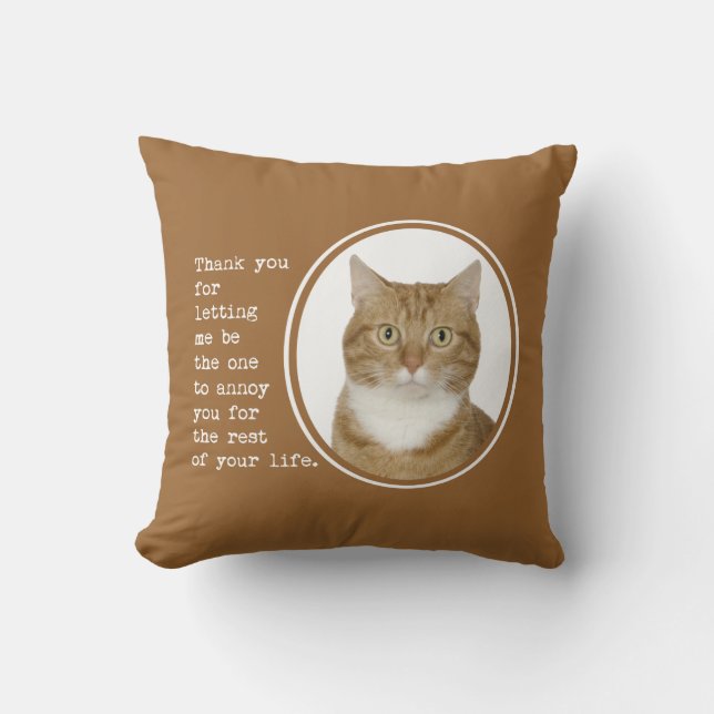 Annoing Cat Pillow Kussen (Voorkant)