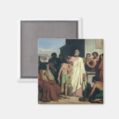 Annointing van David door Saul, 1842 Magneet (Voorkant / Achterkant)