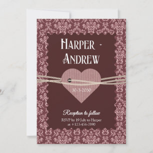 Announce Your Love Story with Silk Vows Card Save The Date