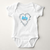 Announcing the pregnancy. Baby onesie.  Romper (Voorkant)